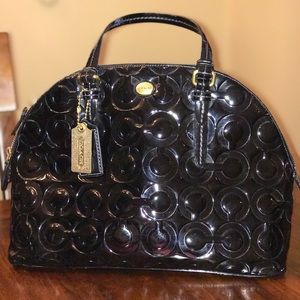 Authentic Coach Sierra Satchel Patent Leather